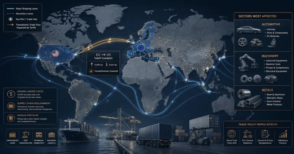EU-US trade agreement scenario analysis